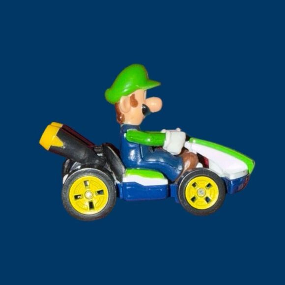 TOMY Impulse Mario Kart Pull Back Racers Surprise Pack Mario & Luigi Race Cars - Picture 5 of 11